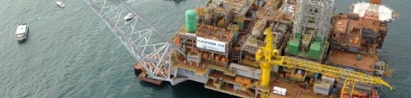 Plataforma P-56 começa a produzir no campo de Marlim Sul