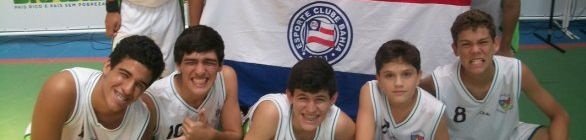 Equipe baiana de basquete vence no início das disputas das modalidades coletivas