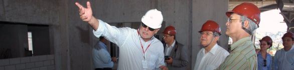 PRESIDENTE DO TCE DA BAHIA VISITA OBRAS DA ARENA FONTE NOVA