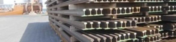 Chegam os primeiros 3 mil trilhos a serem usados na Ferrovia Oeste-Leste