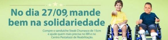 Próximo sábado é dia de fazer o bem  em prol das pessoas com deficiência