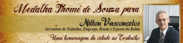 Secretário Nilton Vasconcelos será homenageado pela Câmara Municipal de Salvador