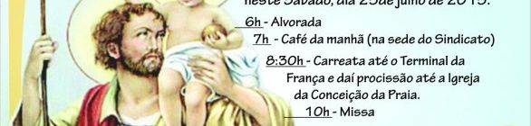 Rodoviários renovam a fé no padroeiro