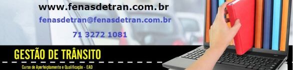 CURSO GESTÃO DE TRÂNSITO - EAD