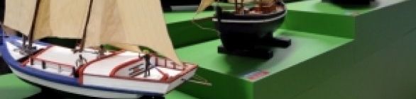 Exposição de fotos e barcos no Shopping Paralela