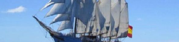 O Navio-Escola da Marinha Espanhola “Juan Sebastián de Elcano atracou no Porto d