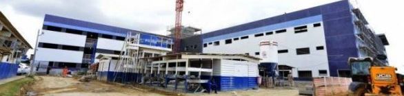 Hospital Municipal está com mais de 85% das obras concluídas