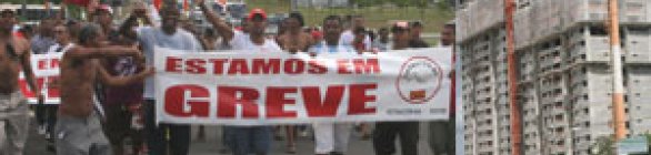 Greve na construção civil congestiona a cidade