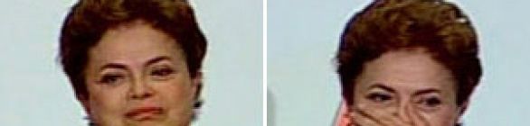 Dilma chora em ato do Sebrae