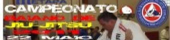 Campeonato Baiano de Jiu-Jitsu prossegue com  realização de sua terceira etapa n
