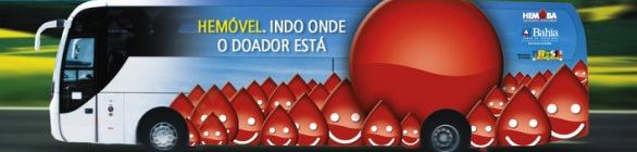 Hemoba coleta sangue na Praça da Piedade até quinta-feira (26)