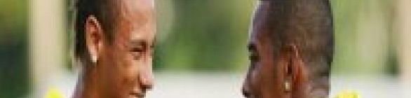 O duelo de Neymar e Robinho