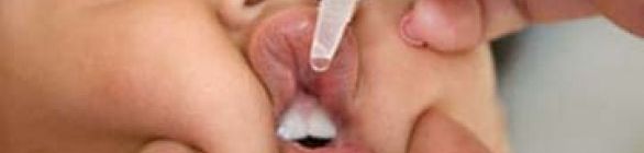 Campanha de vacina contra pólio e sarampo começa nesta 2ª-feira