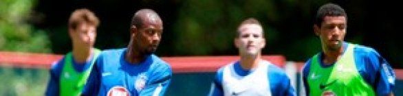 Gabriel sente incômodo na coxa e acaba poupado de treino