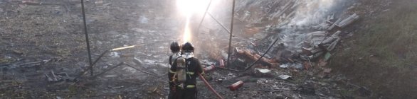 Após explosão moradores recebem auxilio de Secretarias