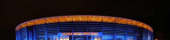 Arena Fonte Nova alerta contra o Câncer de Próstata  