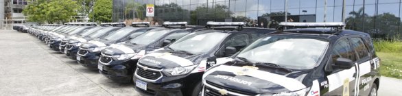 Polícia Civil recebe viaturas com nova identidade visual