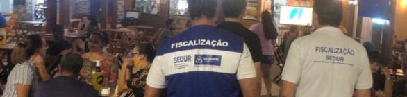 29 estabelecimentos interditados no fim de semana