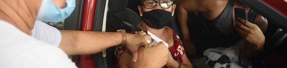 Vacinação contra Covid-19 segue apenas com segunda dose em SSA