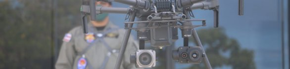 Bombeiros e PM recebem drones com transmissão de imagem on line