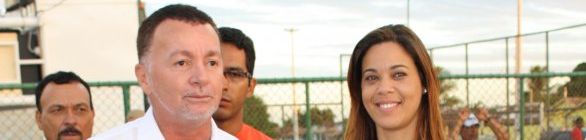 Quadra poliesportiva é inaugurada no município de Cardeal da Silva