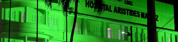 Iluminação temática marca o Julho Verde em Salvador