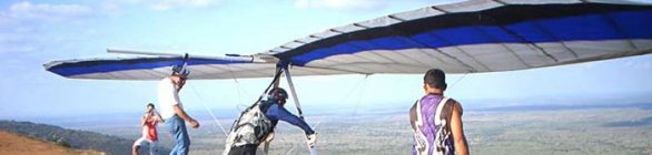Voo livre sobre a paisagem da caatinga