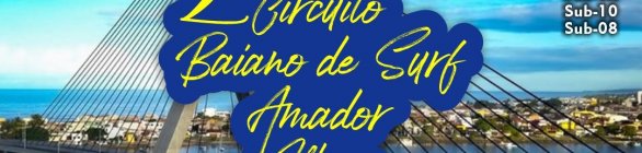 Segunda etapa do Circuito Baiano de Surf Amador acontece entre os dias 22 e 24 