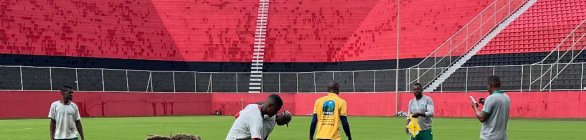 Recuperação do Gramado no Barradão