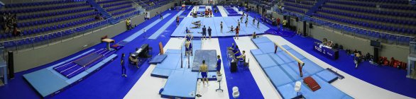 Maiores nomes da ginástica do país participam de campeonato em L.Freitas