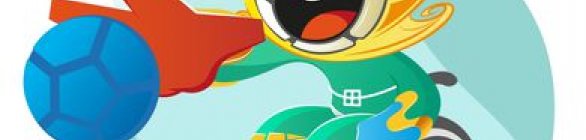 Mascote do Mundial de bocha homenageia multicampeão paralímpico