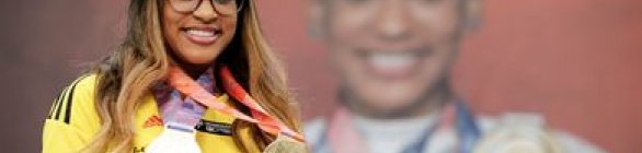 Rebeca Andrade celebra o posto de ginasta mais completa do mundo