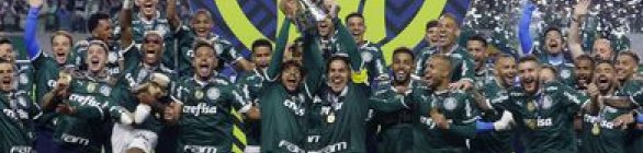 Palmeiras vence América-MG e recebe troféu de campeão Brasileiro