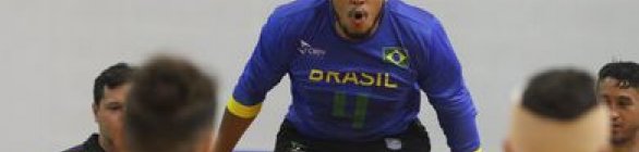 Seleção masculina mantém aproveitamento perfeito no Mundial de goalbal