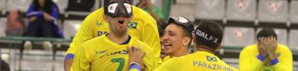 Brasil vence de virada e conquista o tricampeonato mundial de goalball