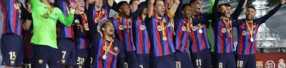 Barcelona atropela o Real Madrid e conquista a Supercopa da Espanha