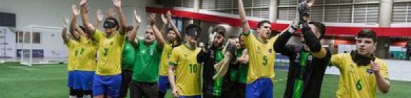 Brasil é bicampeão de Grand Prix Internacional de futebol de cegos