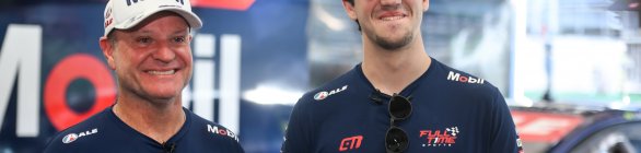 Pilotos Dudu e Rubinho Barrichello preparam para a etapa da Stock Car