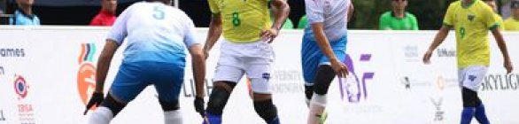 Seleção brasileira de futebol de cegos garante vaga nos Jogos de Paris