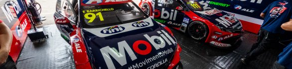 Pilotos da equipe Mobil™ Full Time Sports, se preparam para a etapa da Stock Car