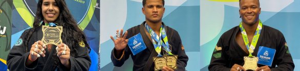 Atletas  retornam com quatro medalhas do Sul-Americano de Jiu-Jitsu