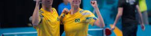 Pan: Brasil é finalista nas duplas do tênis de mesa e vai a Paris 2024