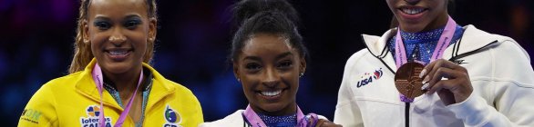 Ginástica vive novo momento com pódio formado apenas por negras