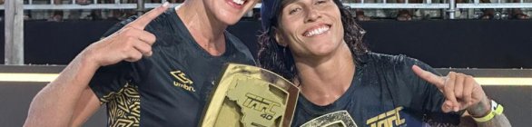 Natalia Guitler e Vanessa Tabarez se consagram campeãs do futevôlei no TAFC