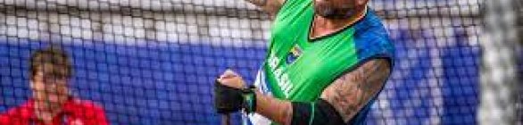 GP de Dubai: André Rocha conquista ouro no lançamento de peso