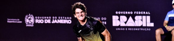 Thiago Wild vence 1ª em 2024 e salva dia do Brasil no Rio Open