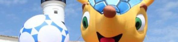 Mascote da Copa chega a Salvador