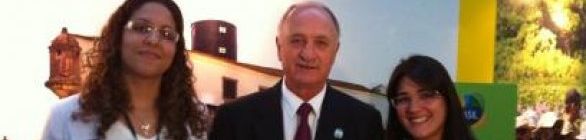 Felipão visita stand da Bahia na quinta edição do Workshop Goal To Brasil, em Li