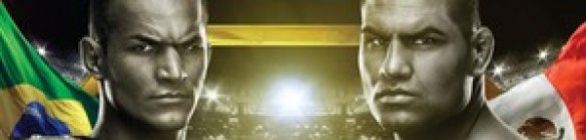 Pôster oficial de Cigano x Velásquez destaca bandeiras de Brasil e México