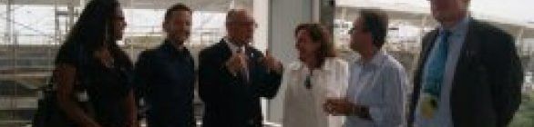 Embaixador alemão visita Salvador e obra da Arena Fonte Nova